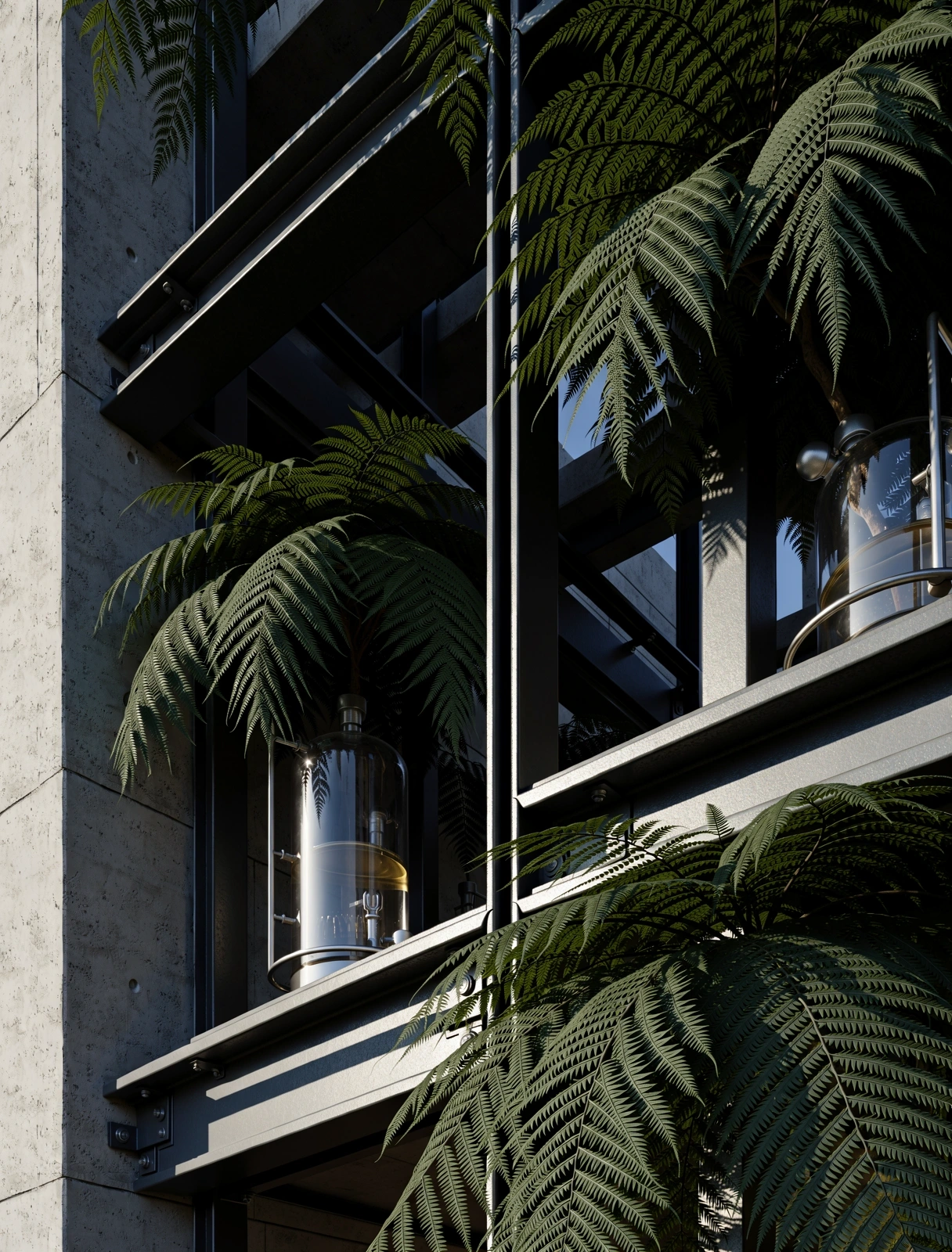 Botanical detail representing the intersection of nature and architecture