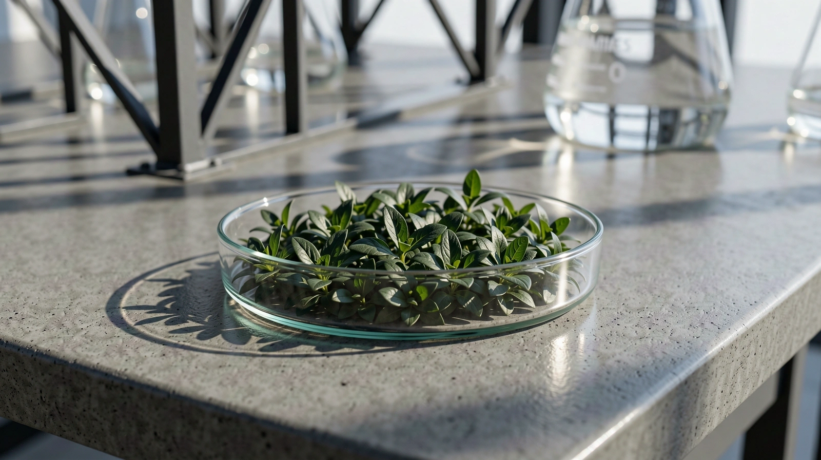 Detailed botanical structure representing our precision